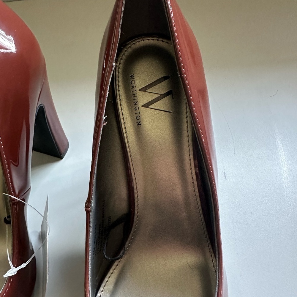 Worthingtong Zool Pointed Toe Block Heel Pumps Wo… - image 8